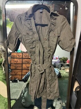 Y2K love culture dress / coat l